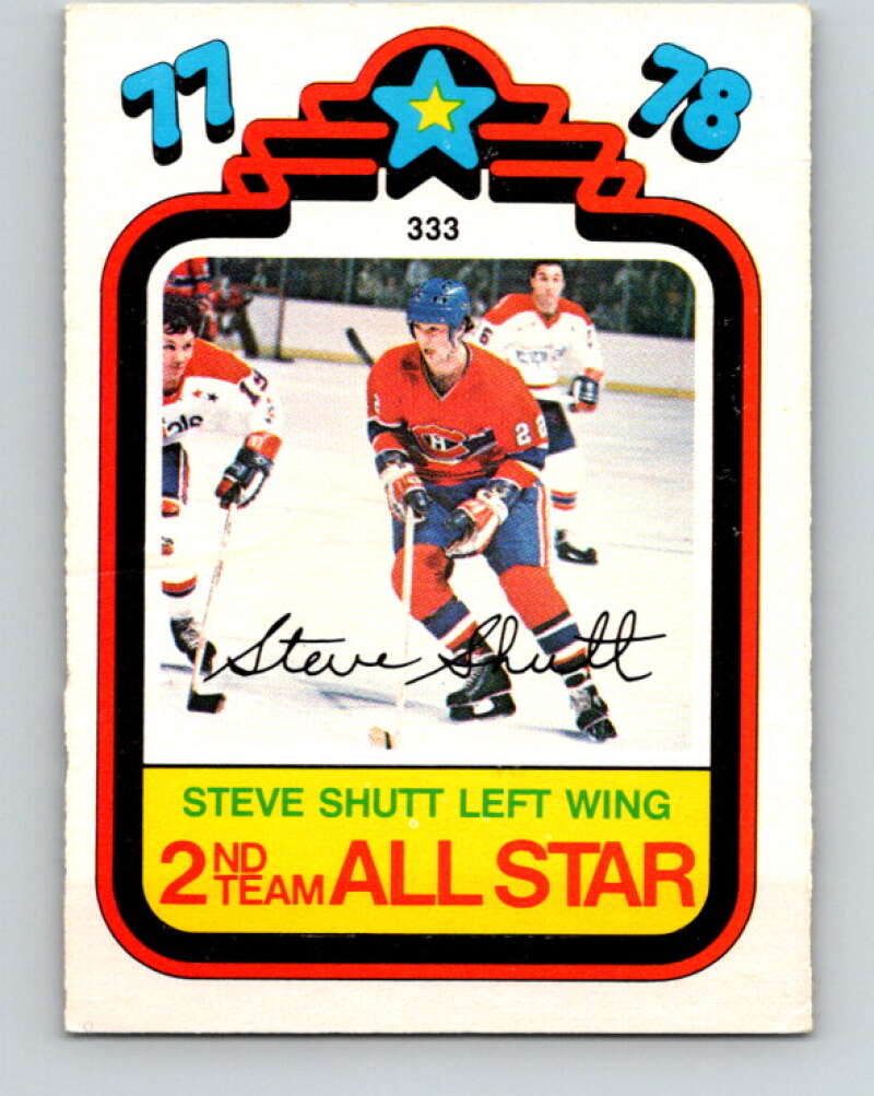 1978-79 O-Pee-Chee #333 Steve Shutt AS  Montreal Canadiens  V25539