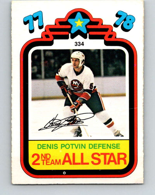 1978-79 O-Pee-Chee #334 Denis Potvin AS  New York Islanders  V25541