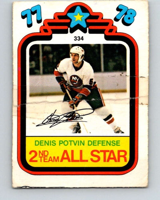 1978-79 O-Pee-Chee #334 Denis Potvin AS  New York Islanders  V25545