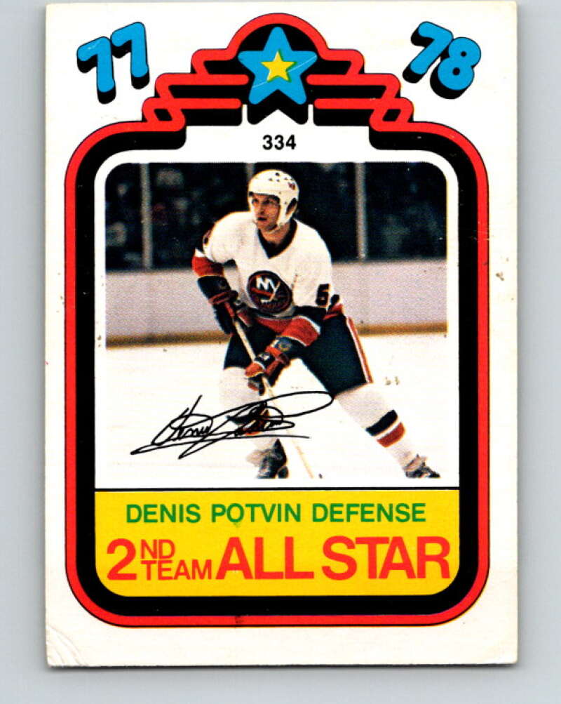 1978-79 O-Pee-Chee #334 Denis Potvin AS  New York Islanders  V25547