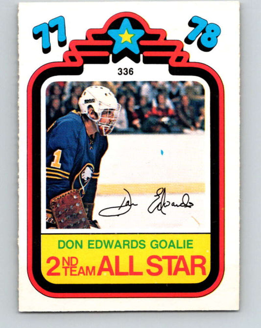 1978-79 O-Pee-Chee #336 Don Edwards AS  Buffalo Sabres  V25568
