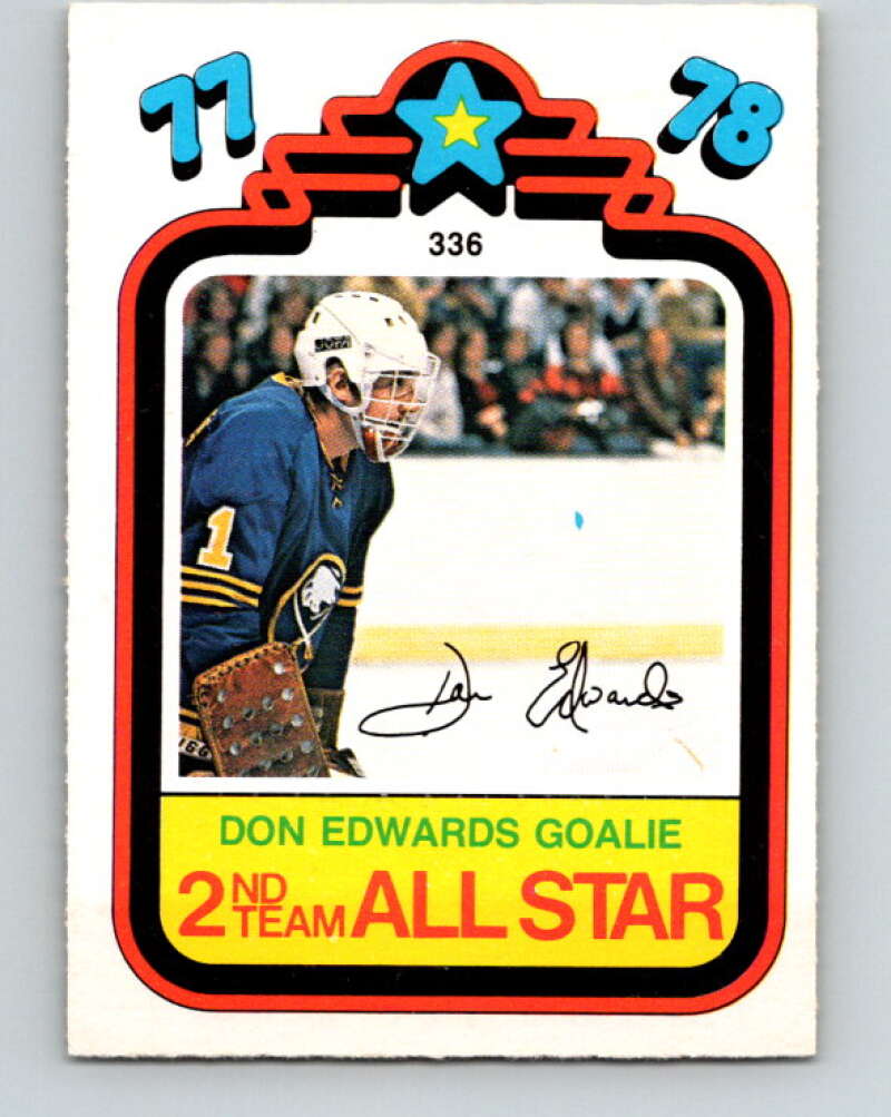 1978-79 O-Pee-Chee #336 Don Edwards AS  Buffalo Sabres  V25570