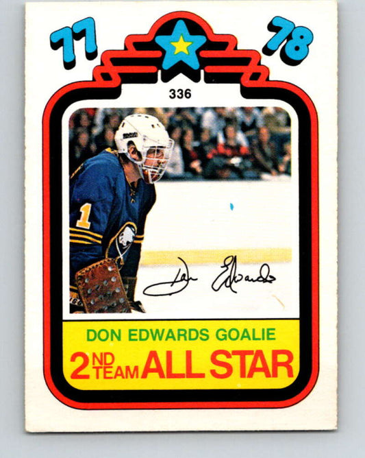 1978-79 O-Pee-Chee #336 Don Edwards AS  Buffalo Sabres  V25578
