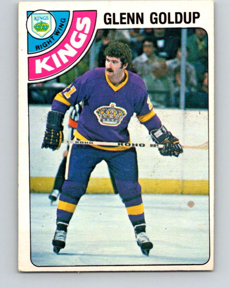 1978-79 O-Pee-Chee #337 Glenn Goldup  Los Angeles Kings  V25582
