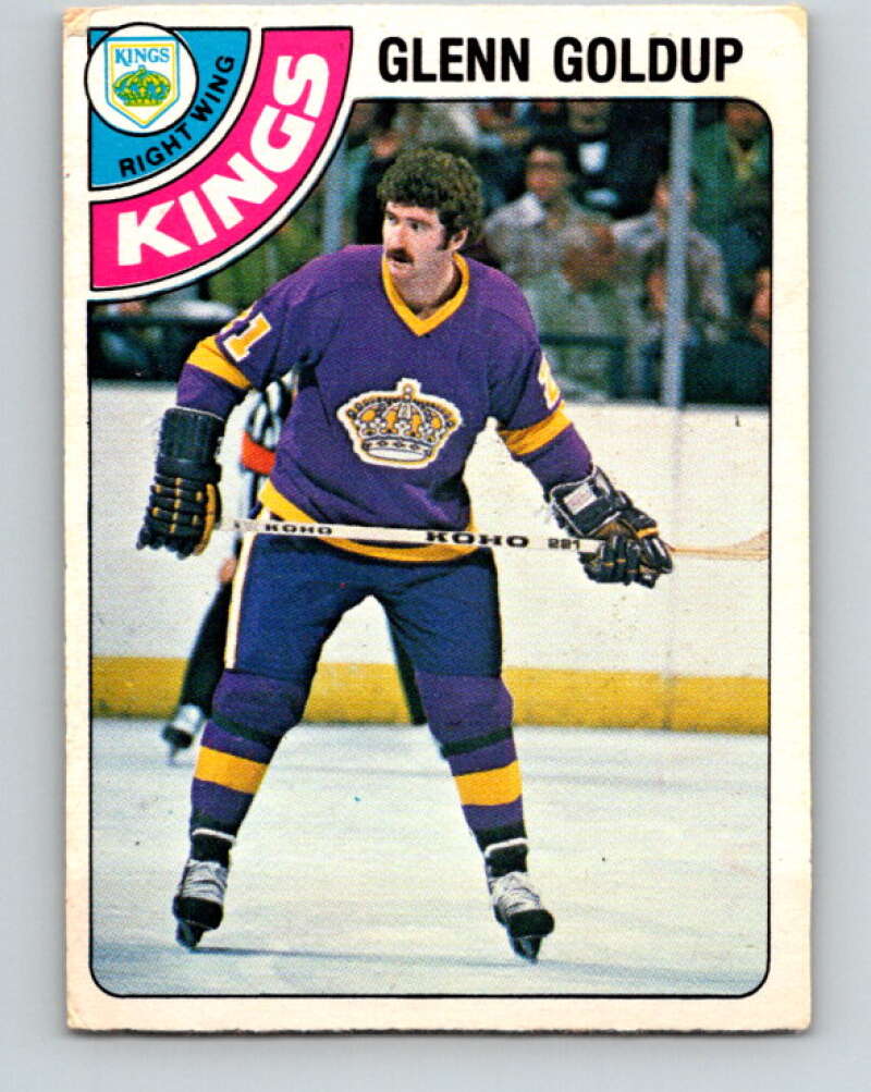 1978-79 O-Pee-Chee #337 Glenn Goldup  Los Angeles Kings  V25583