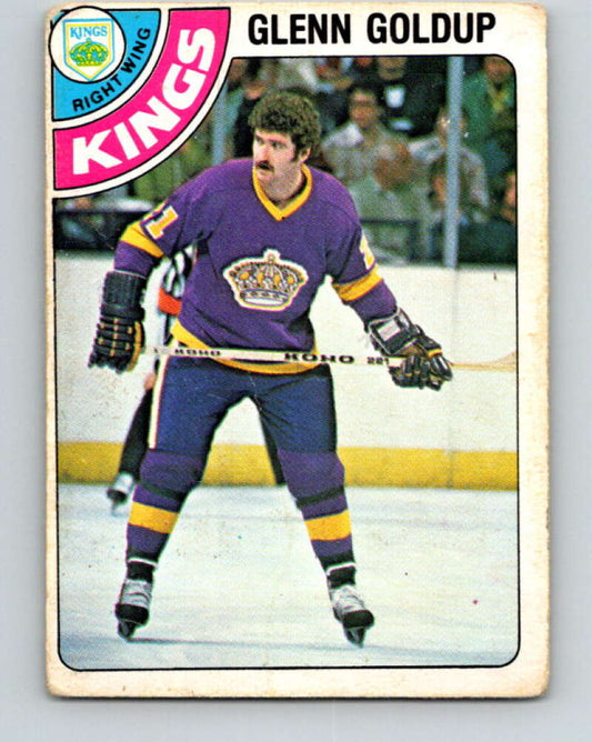 1978-79 O-Pee-Chee #337 Glenn Goldup  Los Angeles Kings  V25584