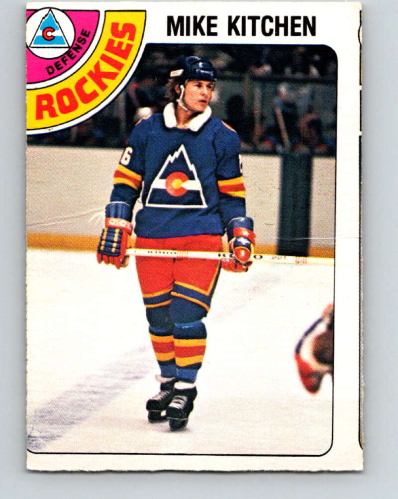 1978-79 O-Pee-Chee #338 Mike Kitchen  Colorado Rockies  V25598