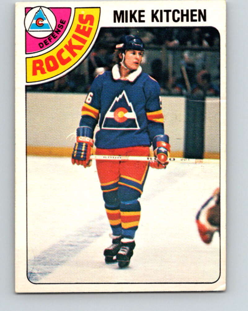 1978-79 O-Pee-Chee #338 Mike Kitchen  Colorado Rockies  V25599