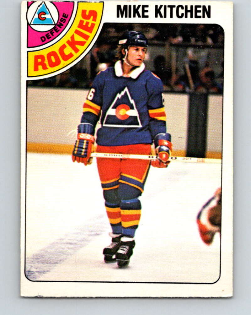 1978-79 O-Pee-Chee #338 Mike Kitchen  Colorado Rockies  V25604