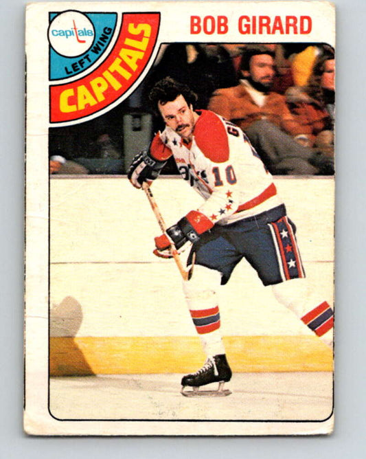 1978-79 O-Pee-Chee #339 Bob Girard  Washington Capitals  V25616