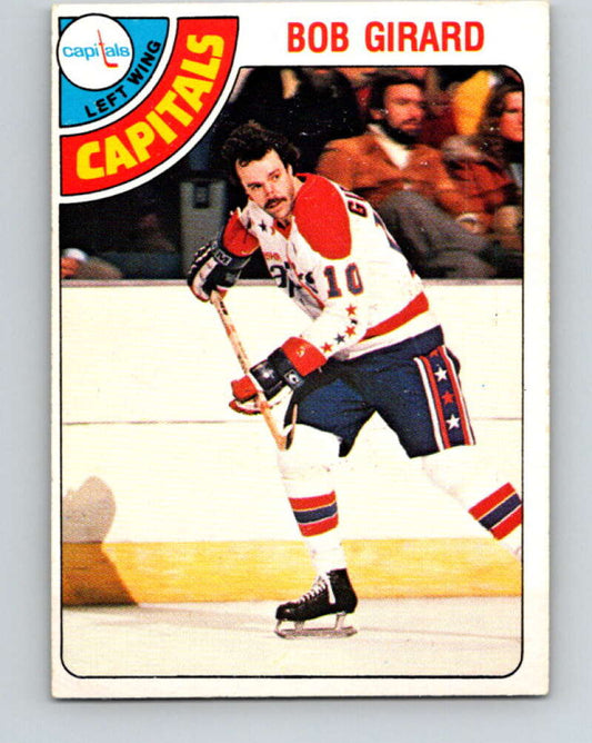 1978-79 O-Pee-Chee #339 Bob Girard  Washington Capitals  V25626