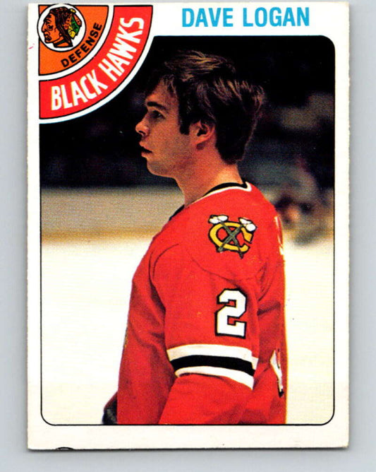 1978-79 O-Pee-Chee #343 Dave Logan  RC Rookie Blackhawks  V25674