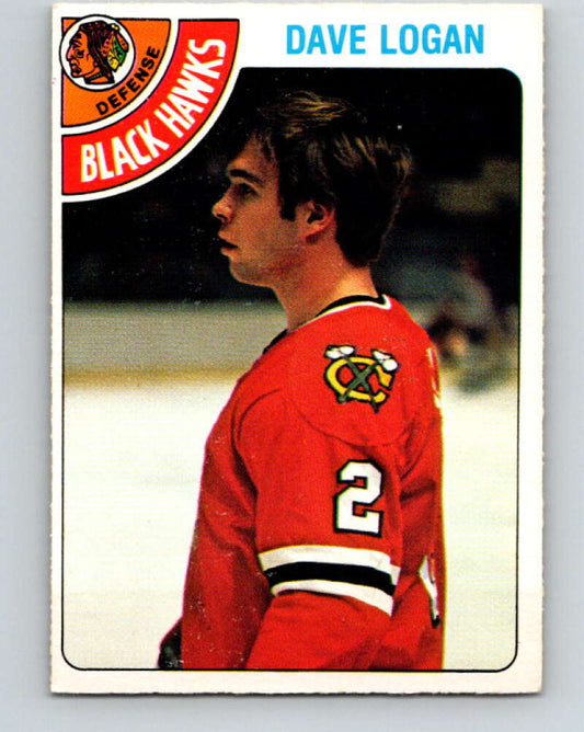 1978-79 O-Pee-Chee #343 Dave Logan  RC Rookie Blackhawks  V25675