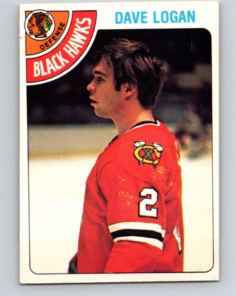 1978-79 O-Pee-Chee #343 Dave Logan  RC Rookie Blackhawks  V25677