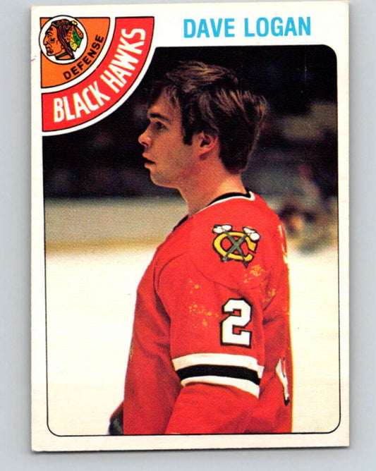1978-79 O-Pee-Chee #343 Dave Logan  RC Rookie Blackhawks  V25677