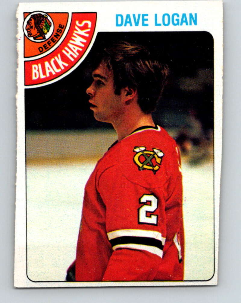 1978-79 O-Pee-Chee #343 Dave Logan  RC Rookie Blackhawks  V25679