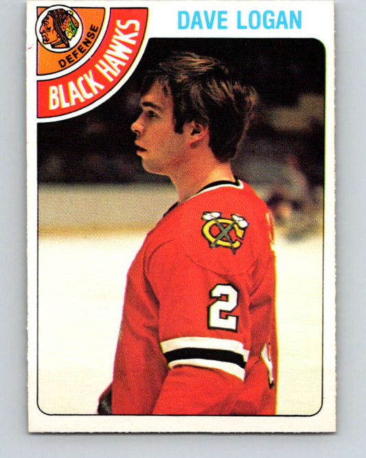 1978-79 O-Pee-Chee #343 Dave Logan  RC Rookie Blackhawks  V25680