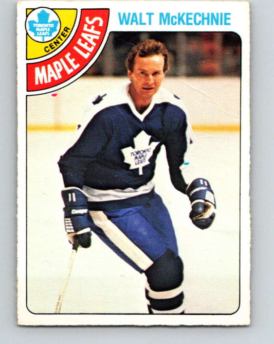 1978-79 O-Pee-Chee #344 Walt McKechnie  Toronto Maple Leafs  V25682
