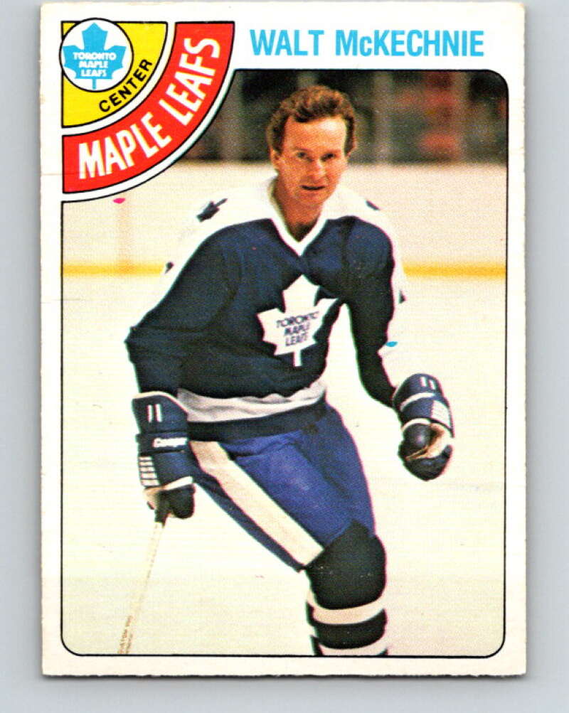 1978-79 O-Pee-Chee #344 Walt McKechnie  Toronto Maple Leafs  V25685