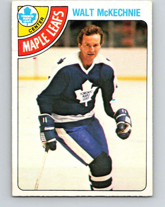 1978-79 O-Pee-Chee #344 Walt McKechnie  Toronto Maple Leafs  V25685
