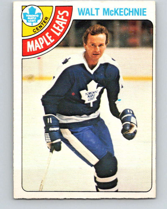 1978-79 O-Pee-Chee #344 Walt McKechnie  Toronto Maple Leafs  V25686