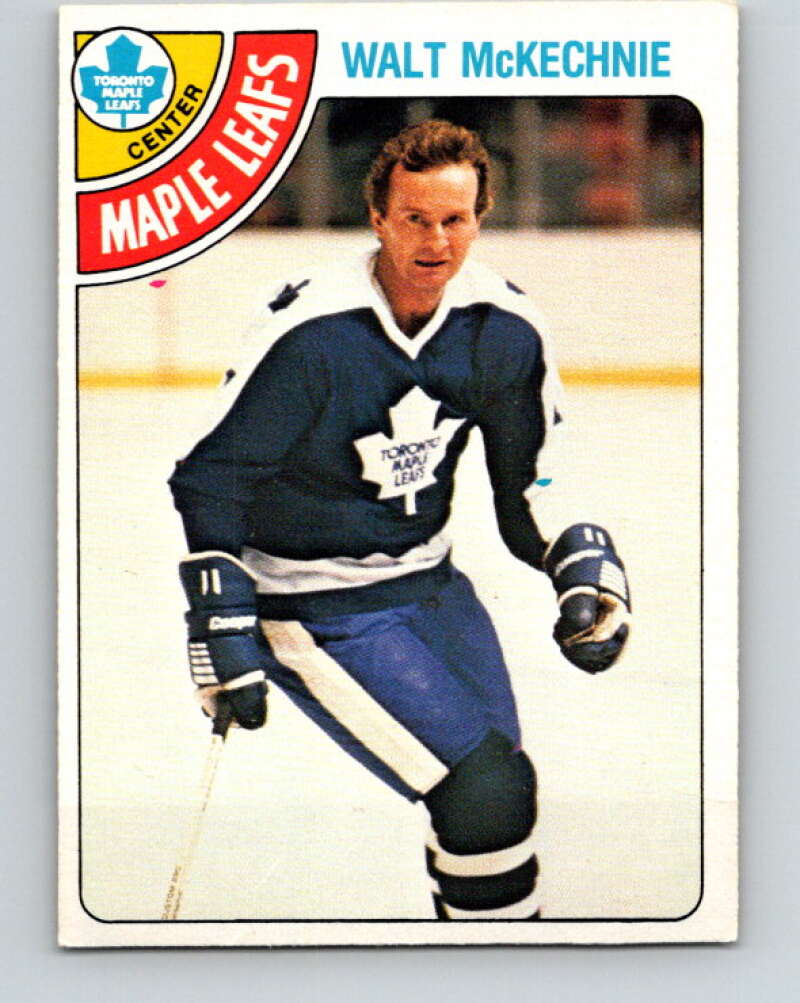 1978-79 O-Pee-Chee #344 Walt McKechnie  Toronto Maple Leafs  V25687