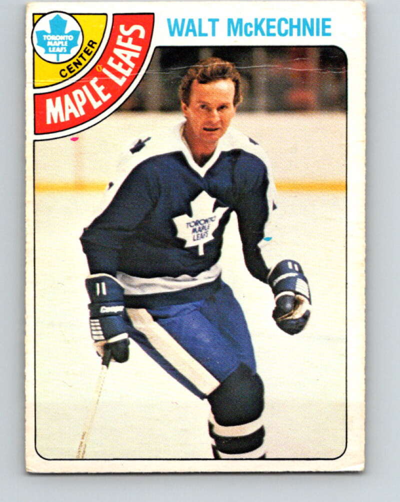 1978-79 O-Pee-Chee #344 Walt McKechnie  Toronto Maple Leafs  V25688