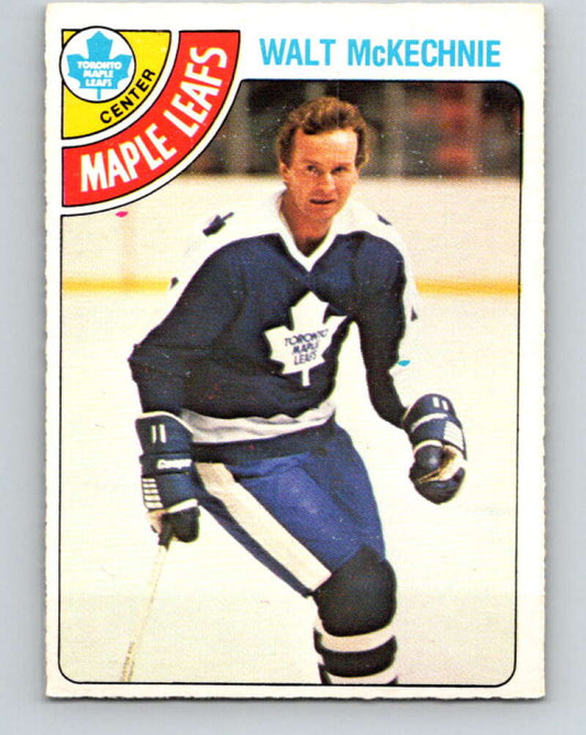 1978-79 O-Pee-Chee #344 Walt McKechnie  Toronto Maple Leafs  V25689