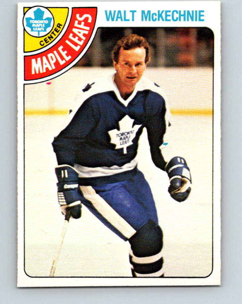 1978-79 O-Pee-Chee #344 Walt McKechnie  Toronto Maple Leafs  V25690