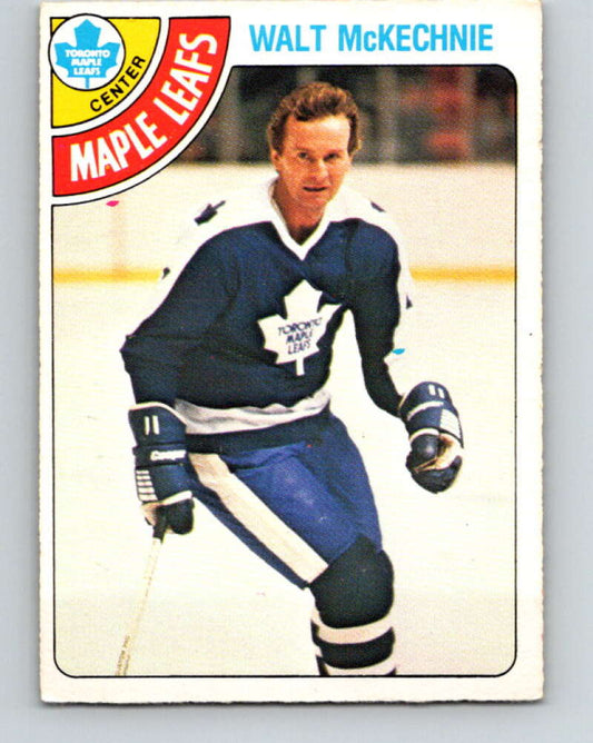 1978-79 O-Pee-Chee #344 Walt McKechnie  Toronto Maple Leafs  V25691