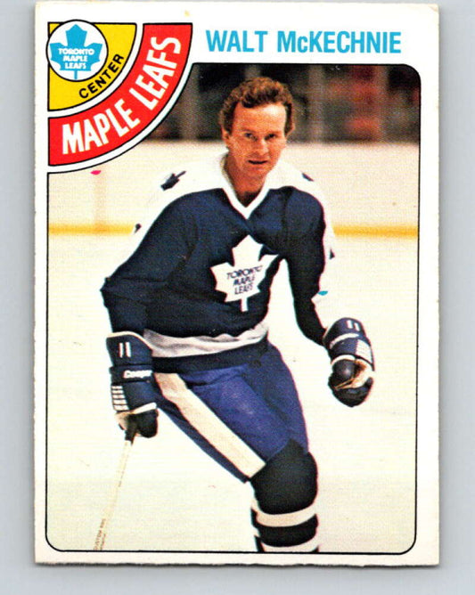 1978-79 O-Pee-Chee #344 Walt McKechnie  Toronto Maple Leafs  V25692