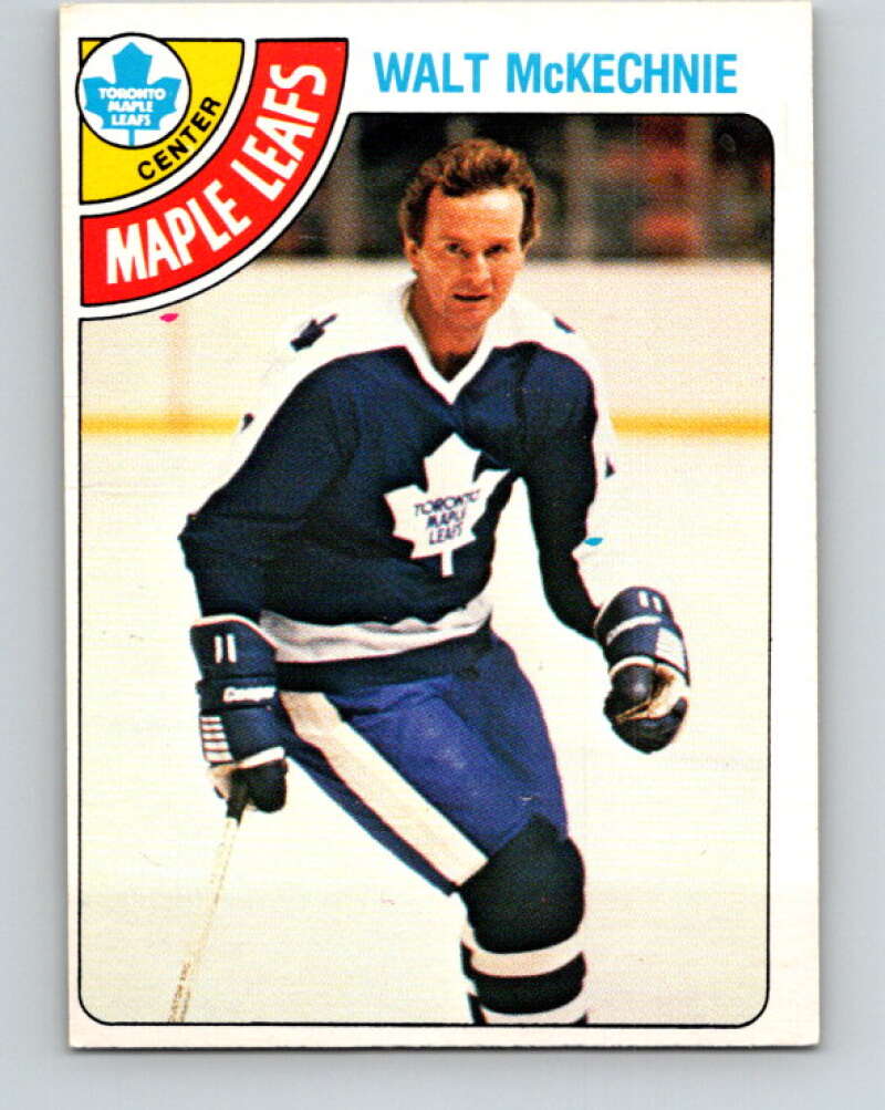 1978-79 O-Pee-Chee #344 Walt McKechnie  Toronto Maple Leafs  V25693