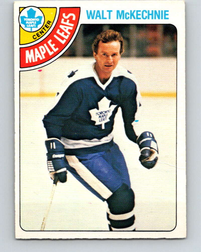 1978-79 O-Pee-Chee #344 Walt McKechnie  Toronto Maple Leafs  V25694