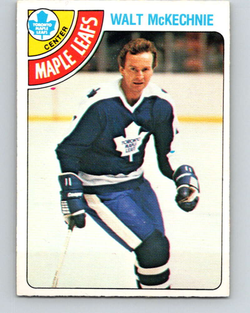 1978-79 O-Pee-Chee #344 Walt McKechnie  Toronto Maple Leafs  V25695
