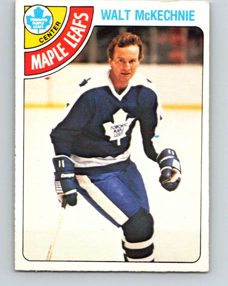 1978-79 O-Pee-Chee #344 Walt McKechnie  Toronto Maple Leafs  V25696