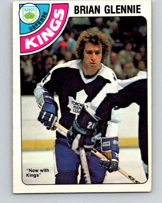 1978-79 O-Pee-Chee #345 Brian Glennie  Los Angeles Kings  V25706