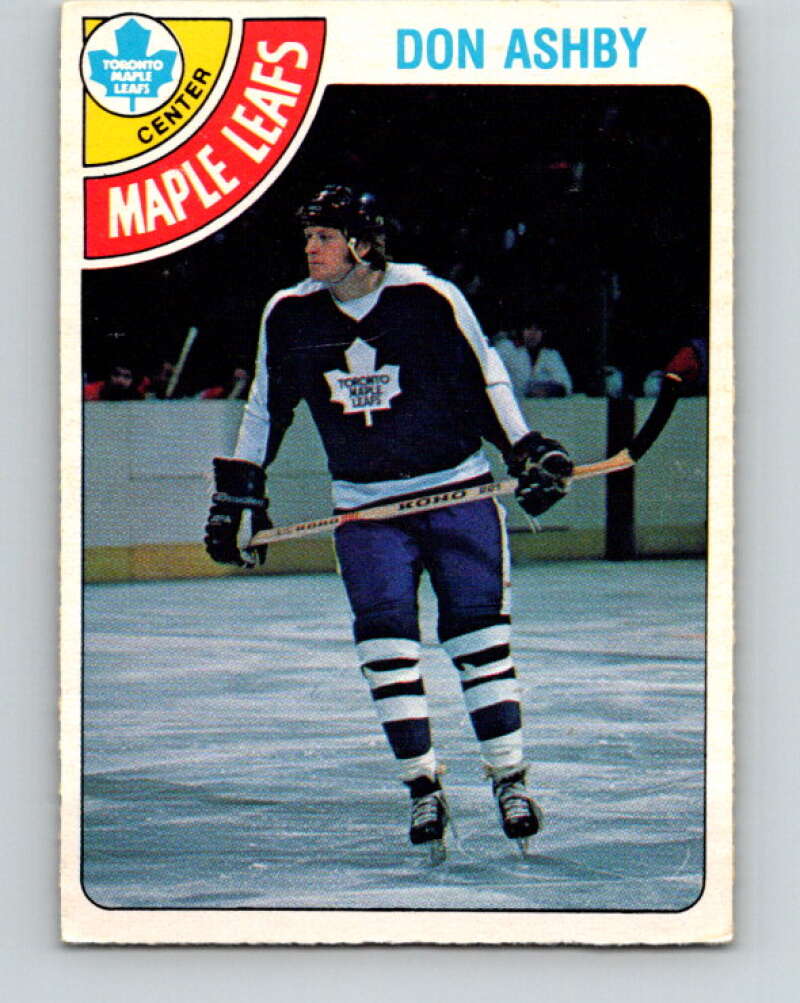 1978-79 O-Pee-Chee #351 Don Ashby  Toronto Maple Leafs  V25777