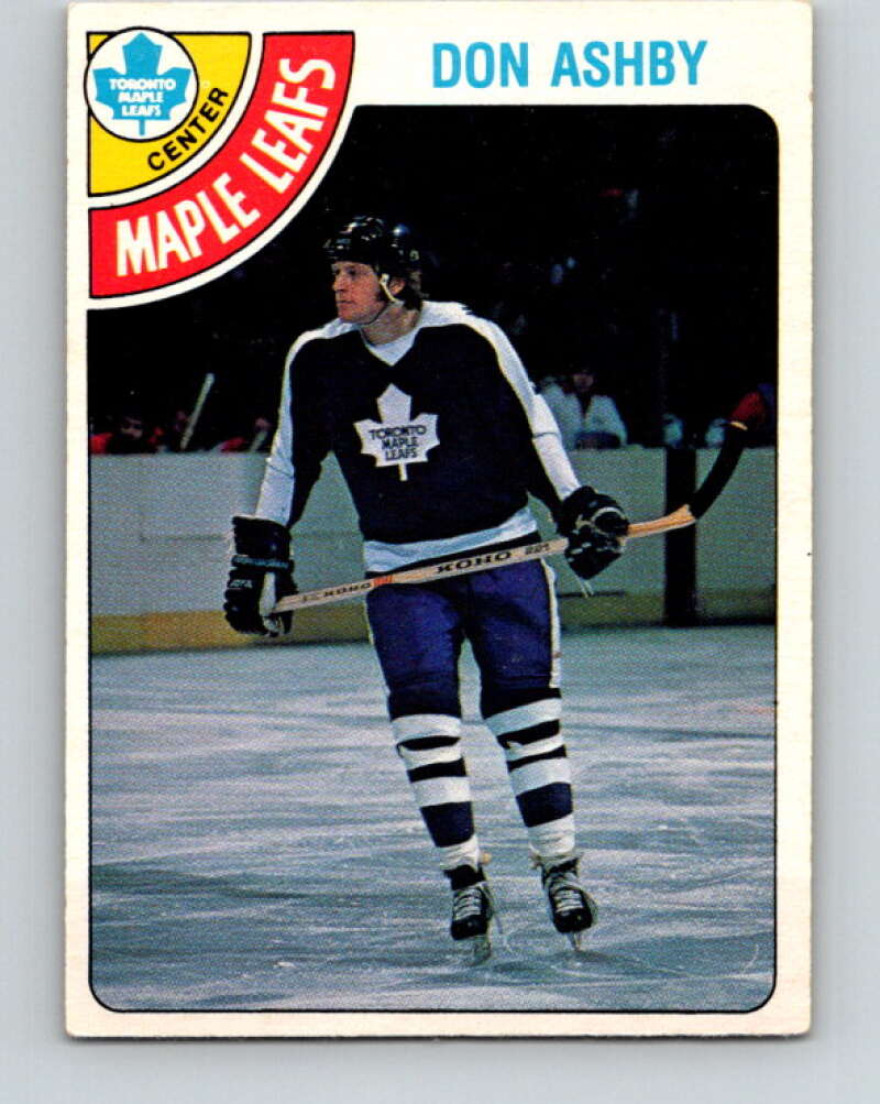 1978-79 O-Pee-Chee #351 Don Ashby  Toronto Maple Leafs  V25779