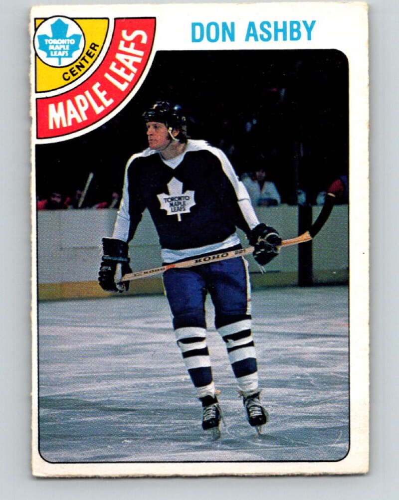 1978-79 O-Pee-Chee #351 Don Ashby  Toronto Maple Leafs  V25785