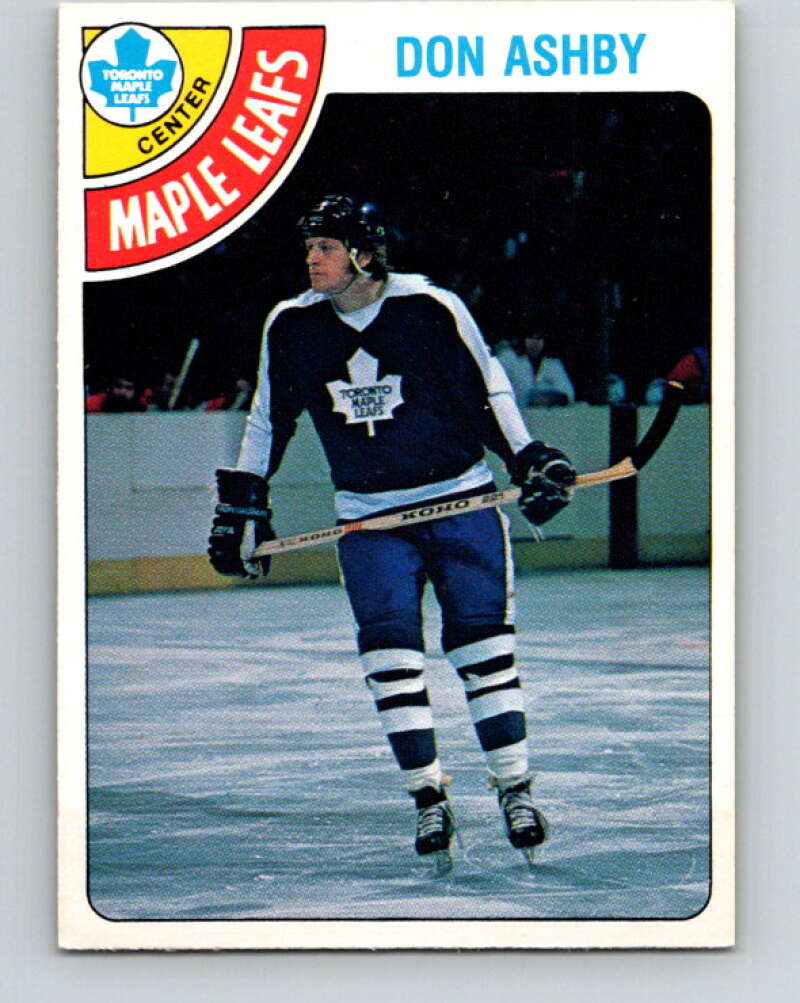 1978-79 O-Pee-Chee #351 Don Ashby  Toronto Maple Leafs  V25787
