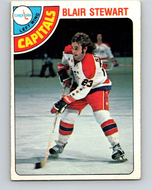 1978-79 O-Pee-Chee #355 Blair Stewart RC Rookie Capitals  V25829