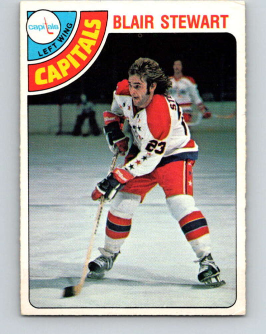 1978-79 O-Pee-Chee #355 Blair Stewart RC Rookie Capitals  V25831