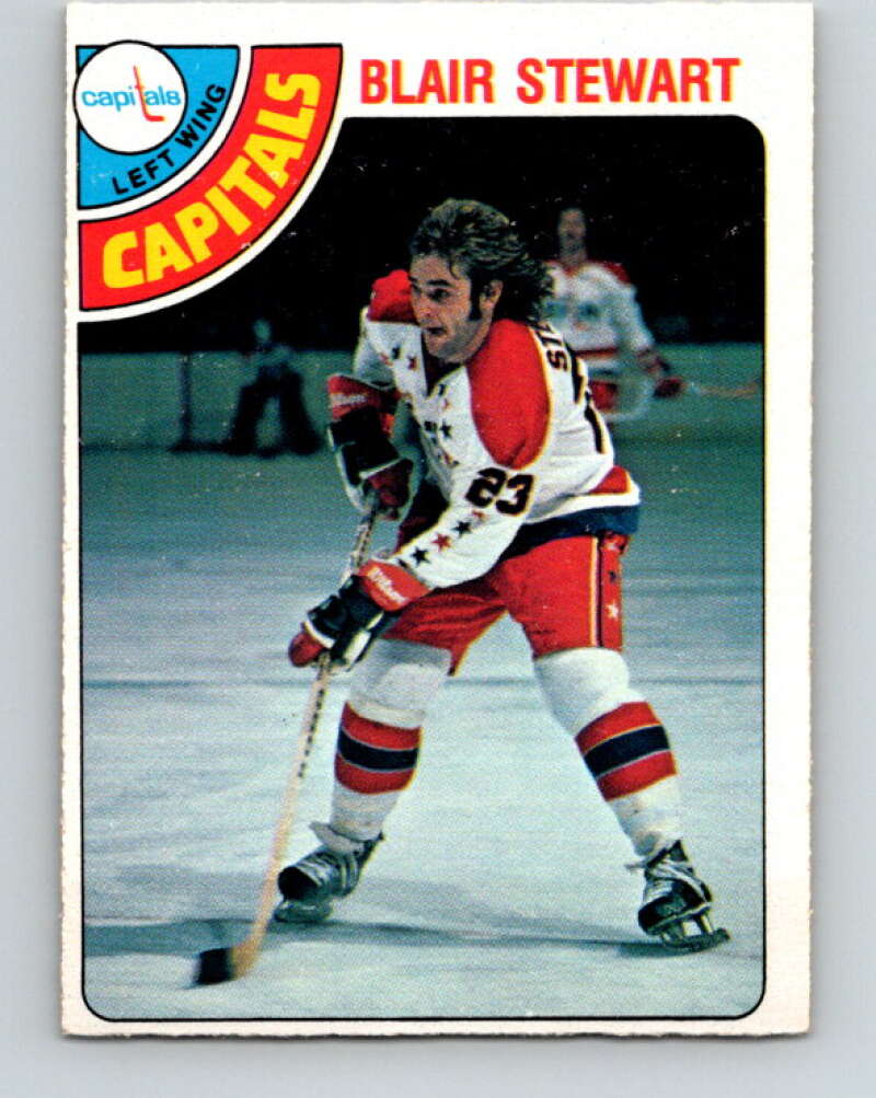 1978-79 O-Pee-Chee #355 Blair Stewart RC Rookie Capitals  V25832