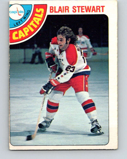 1978-79 O-Pee-Chee #355 Blair Stewart RC Rookie Capitals  V25833