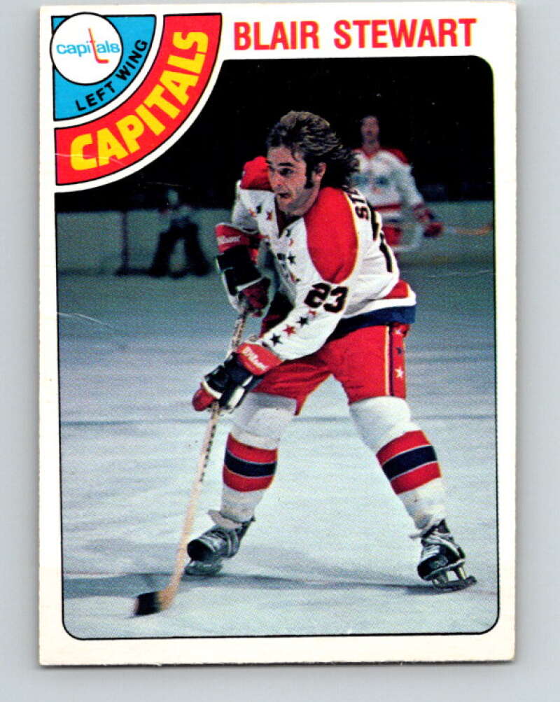 1978-79 O-Pee-Chee #355 Blair Stewart RC Rookie Capitals  V25834