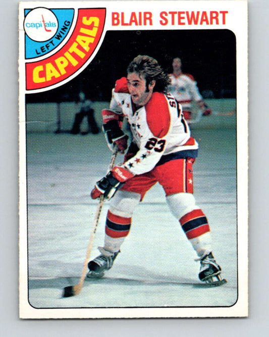1978-79 O-Pee-Chee #355 Blair Stewart RC Rookie Capitals  V25836