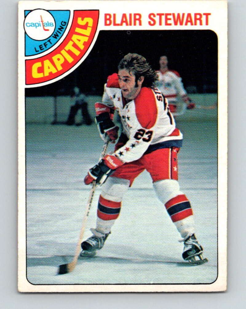 1978-79 O-Pee-Chee #355 Blair Stewart RC Rookie Capitals  V25837