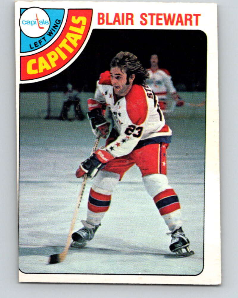 1978-79 O-Pee-Chee #355 Blair Stewart RC Rookie Capitals  V25839