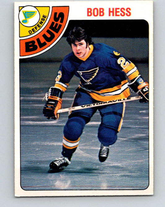 1978-79 O-Pee-Chee #358 Bob Hess  St. Louis Blues  V25872