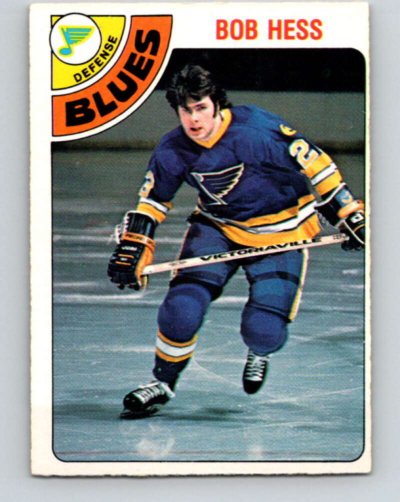 1978-79 O-Pee-Chee #358 Bob Hess  St. Louis Blues  V25873